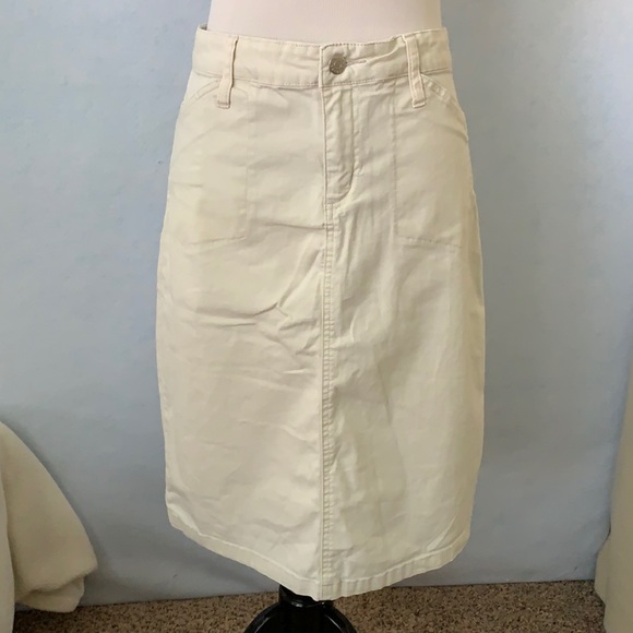 Blu Y2 Dresses & Skirts - Cream Khaki Skirt Blu Y2